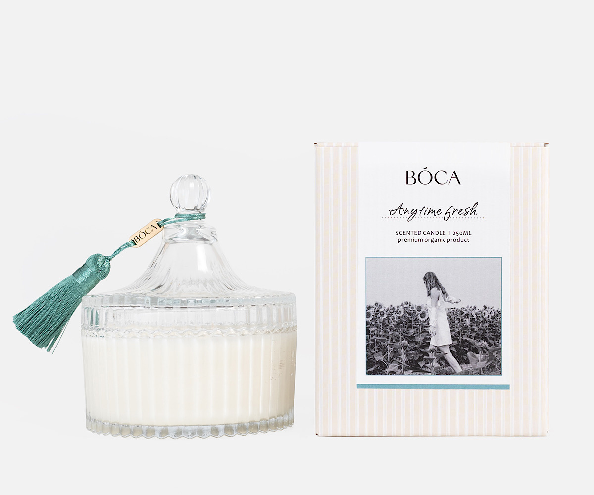 Рис.1. Свеча Crystal ANYTIME FRESH от бренда BOCA AROMA