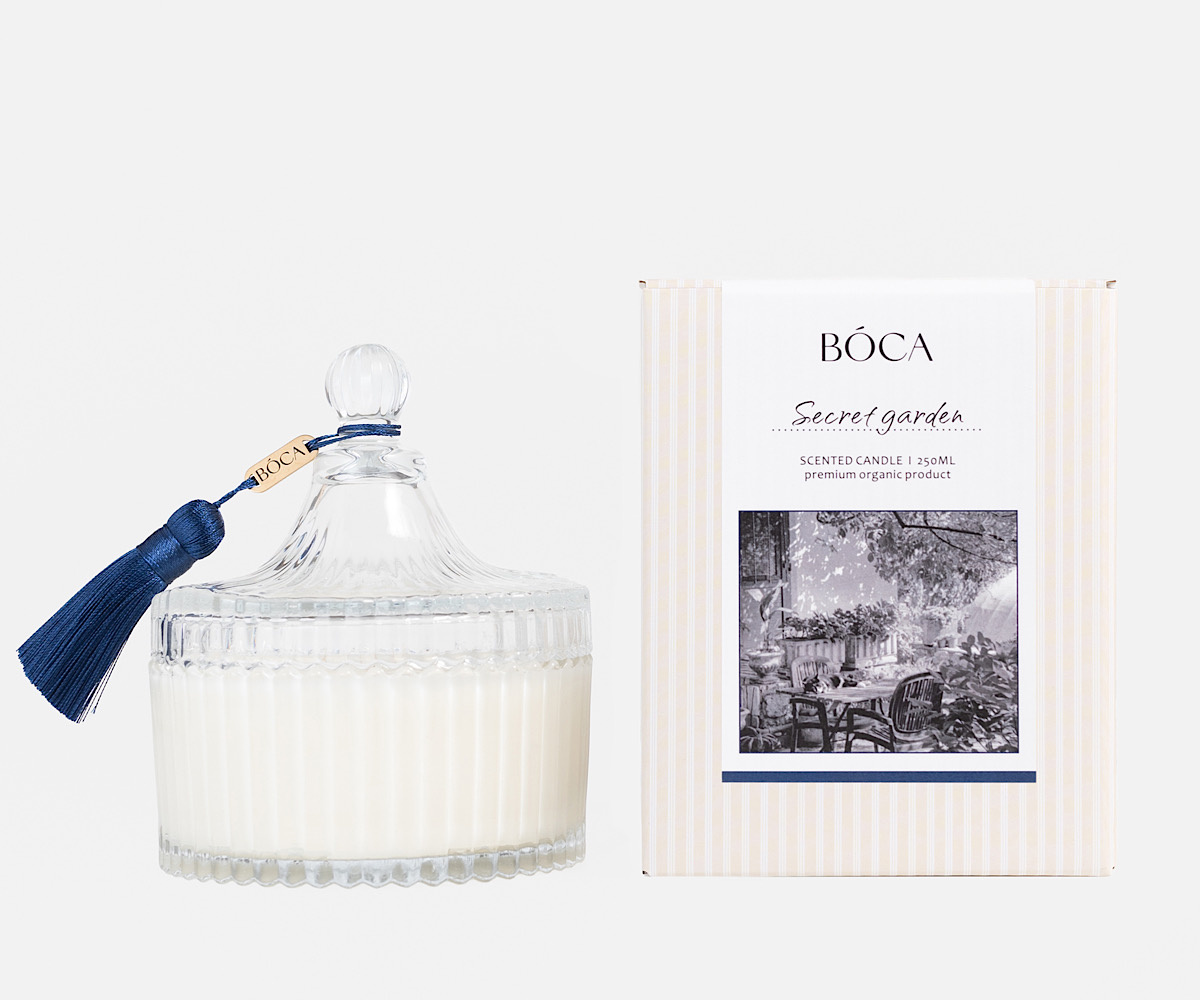 Рис.2. Свеча Crystal  SECRET GARDEN от бренда BOCA AROMA
