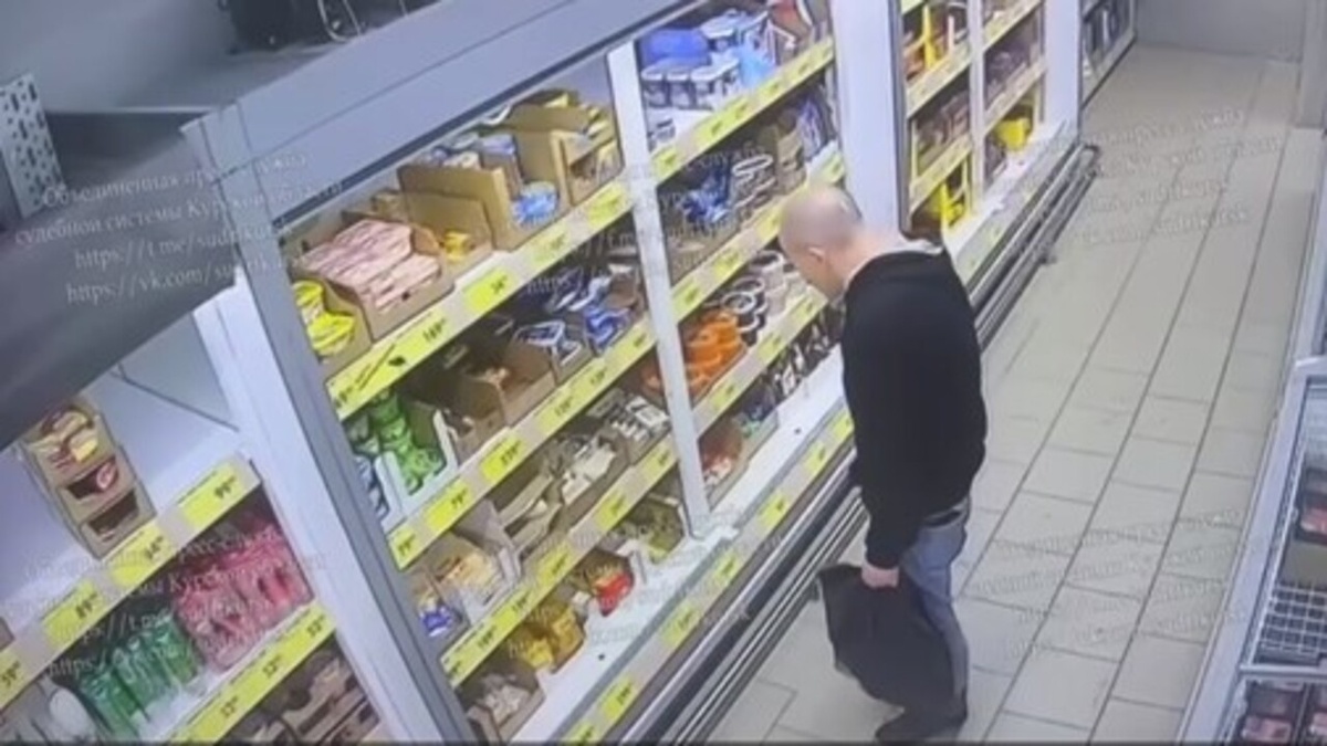    Неудачный план: курянин украл товары на 5 тысяч рублей
