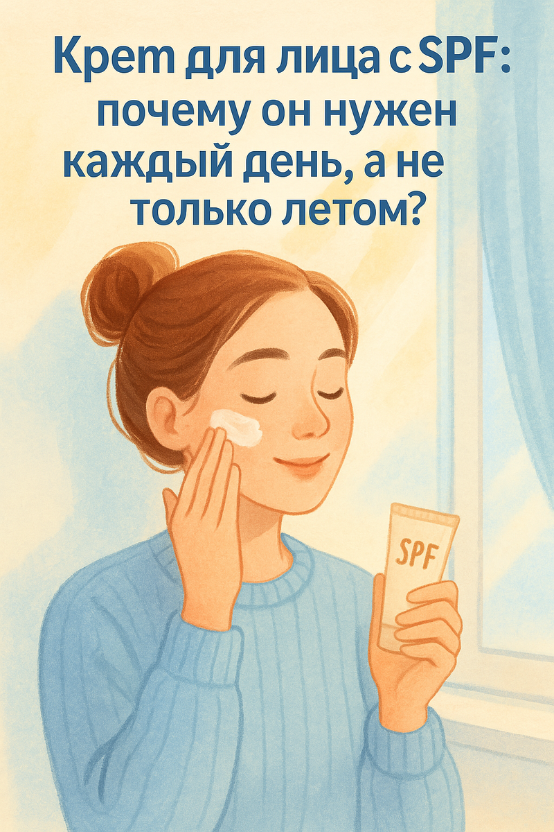 Крем для лица с SPF: почему защита от солнца нужна каждый день, а не только летом?
