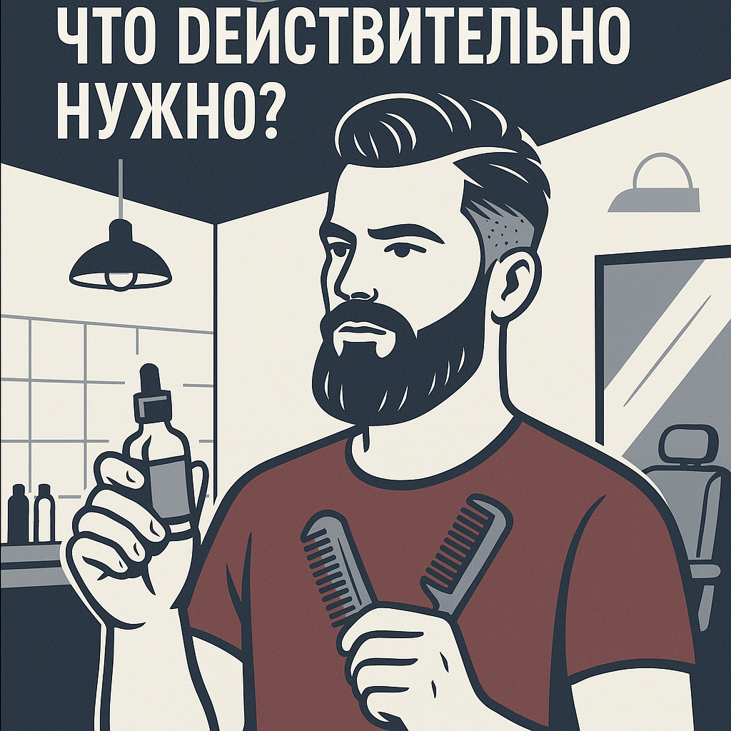 Косметика по уходу за бородой: какие средства действительно нужны и что можно не покупать?