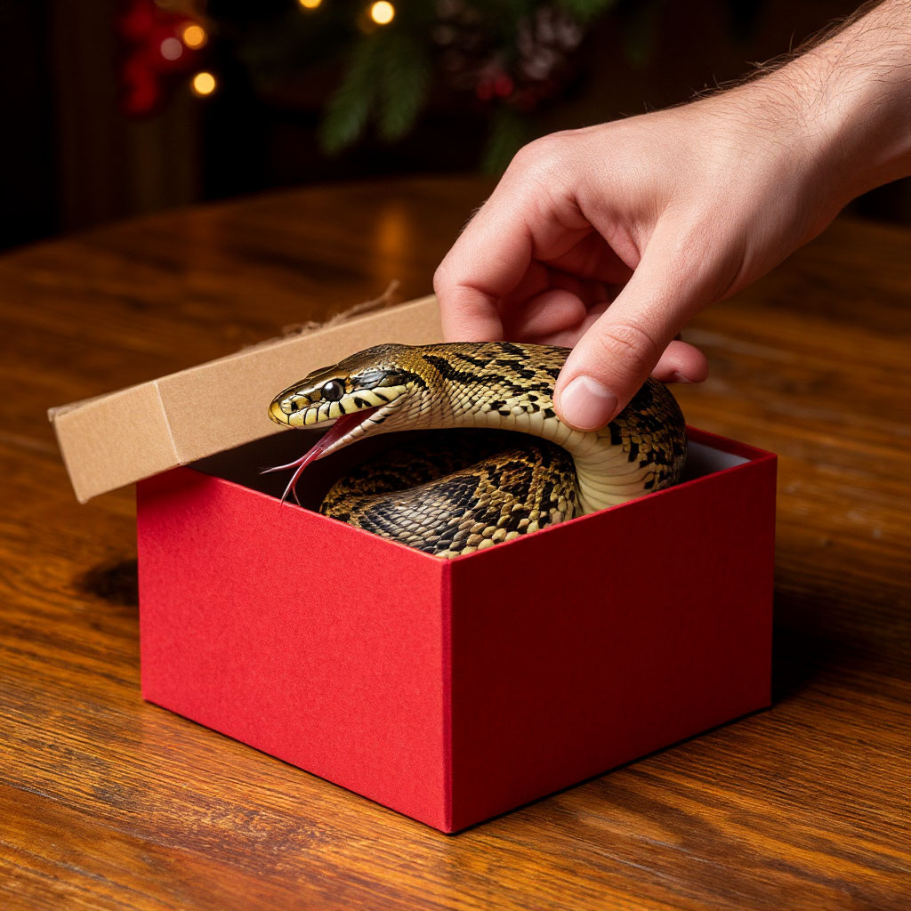 Змея в коробке