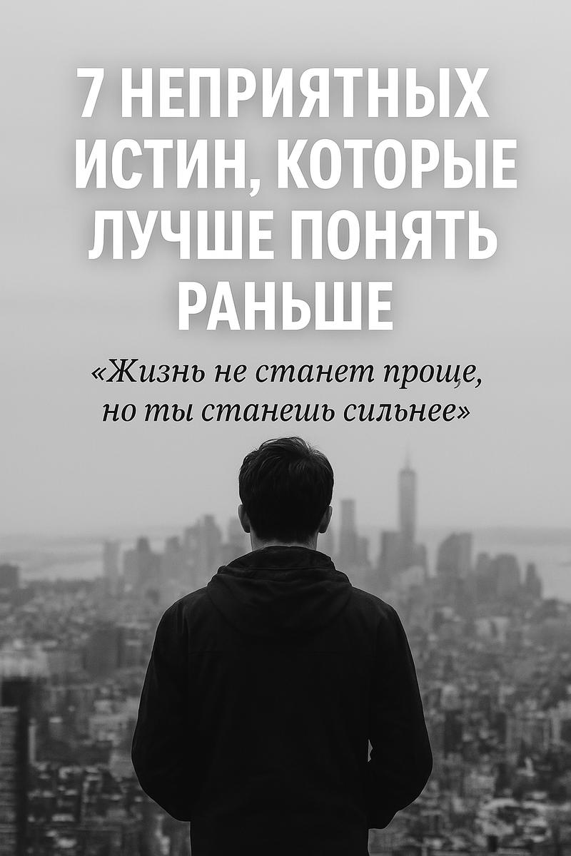 В этой статье — 7 жизненных уроков, которые приходят с опытом. Но зачем ждать, если можно понять их уже сейчас и жить легче?