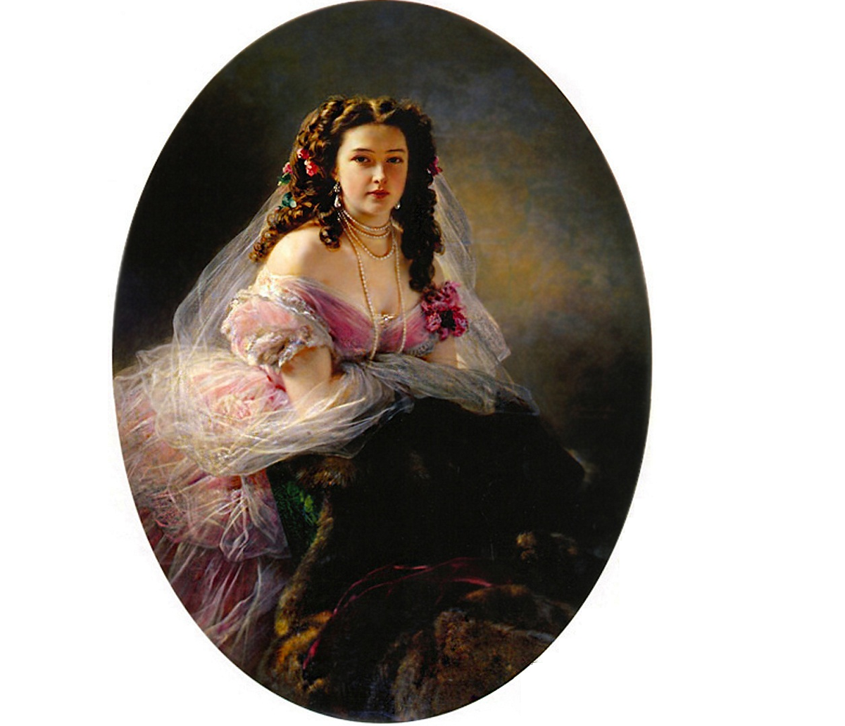 Портрет Варвары Римской Корсаковой, Франц Ксавер Винтерхальтер, 1858. (сс) Wikimedia Commons