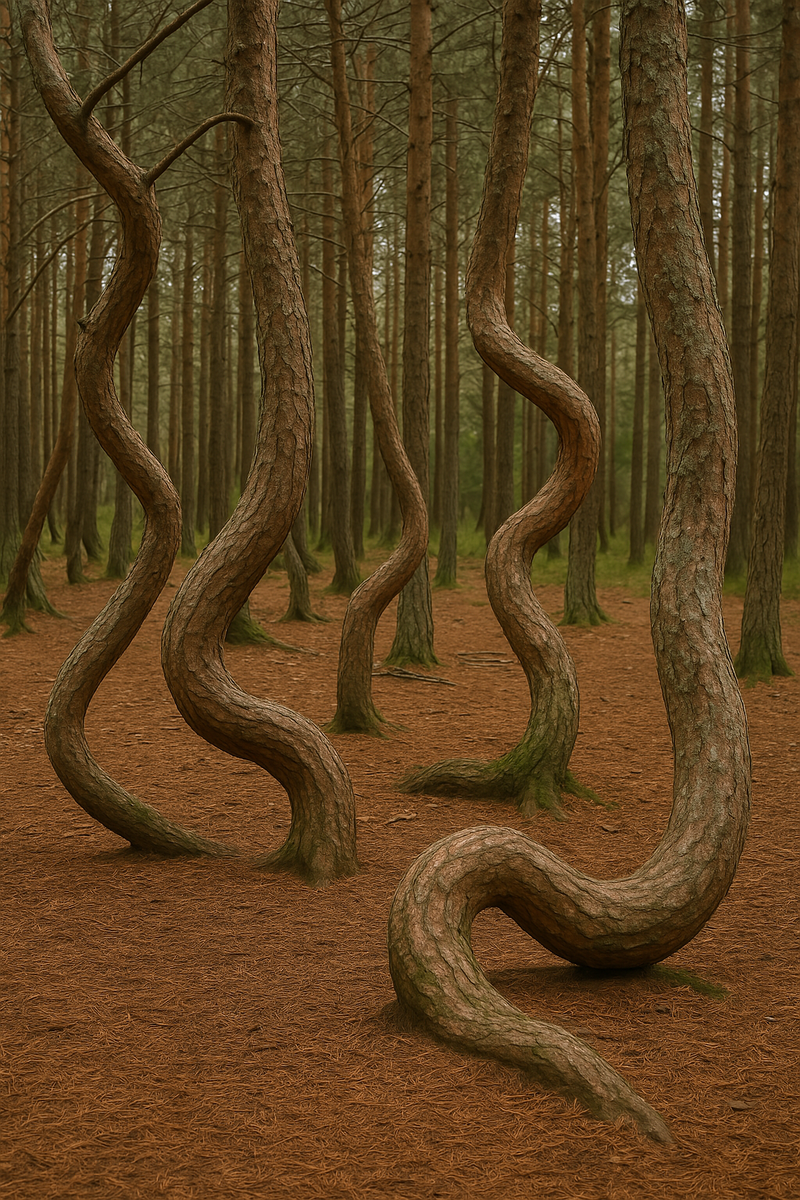 Деревья на Куршской косе - это, конечно, чудеса природы, никак иначе)