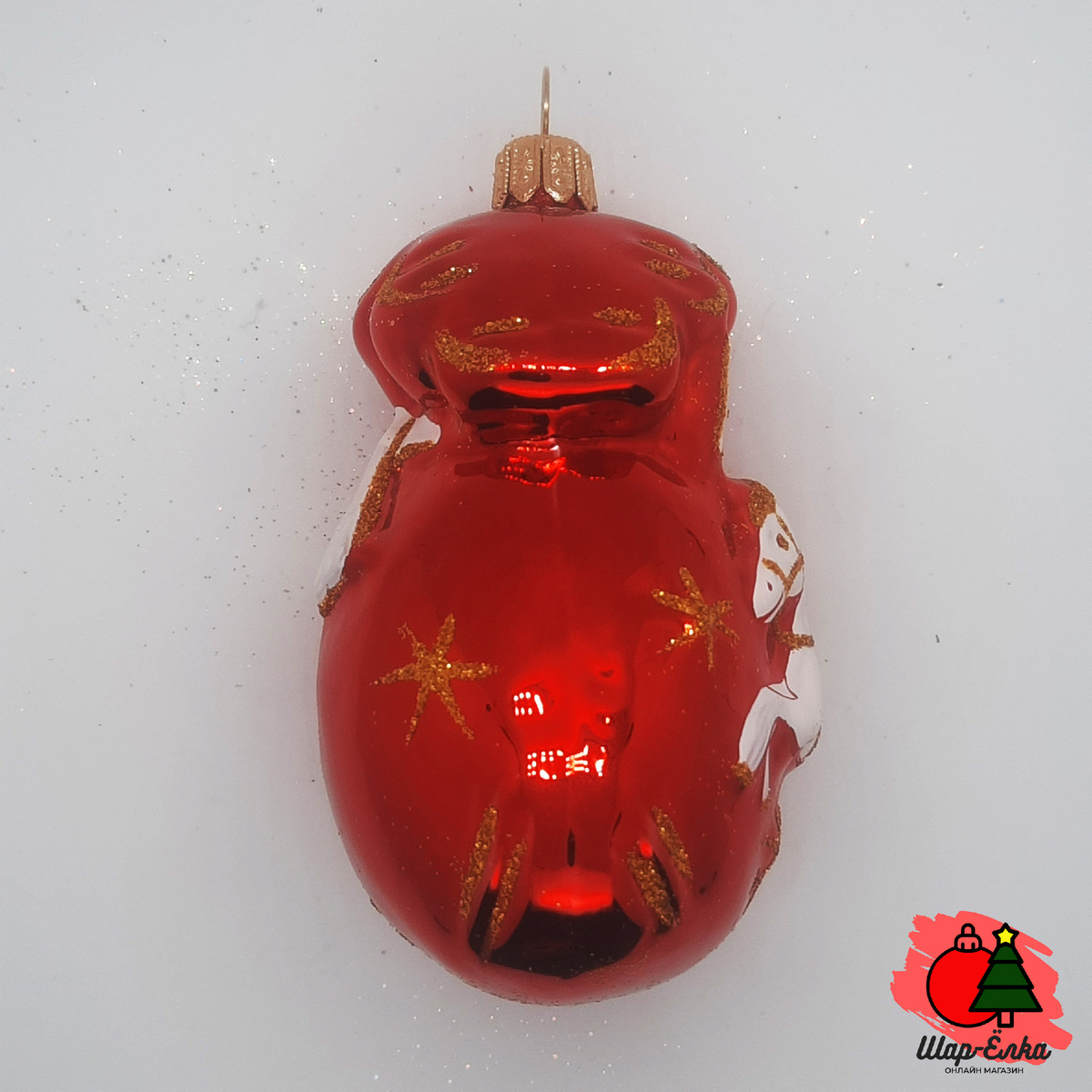 Ёлочная игрушка "Подарок Лошадка" (Ёлочка) (цвета на выбор)