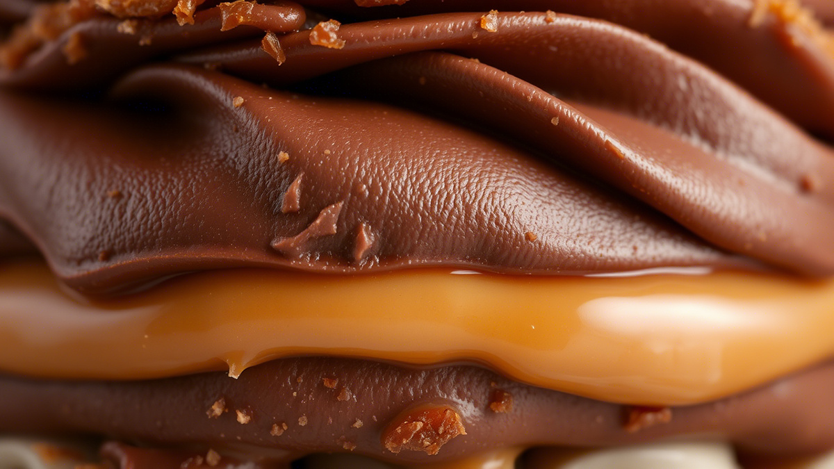 Крем с карамелью и шоколадом