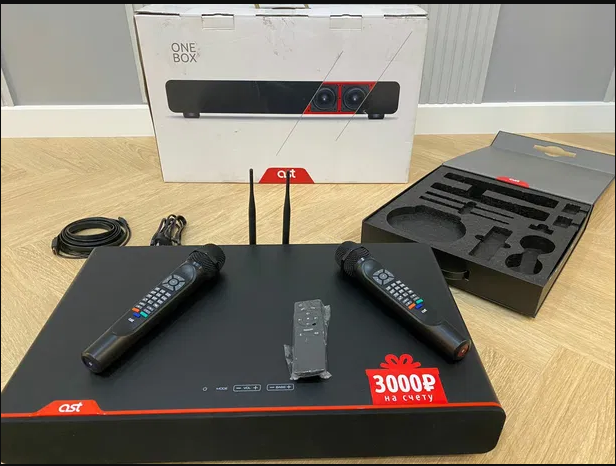 Караоке-система AST OneBox 3в1 (2 000 песен) на помещение от 10 - до 25 м2. 