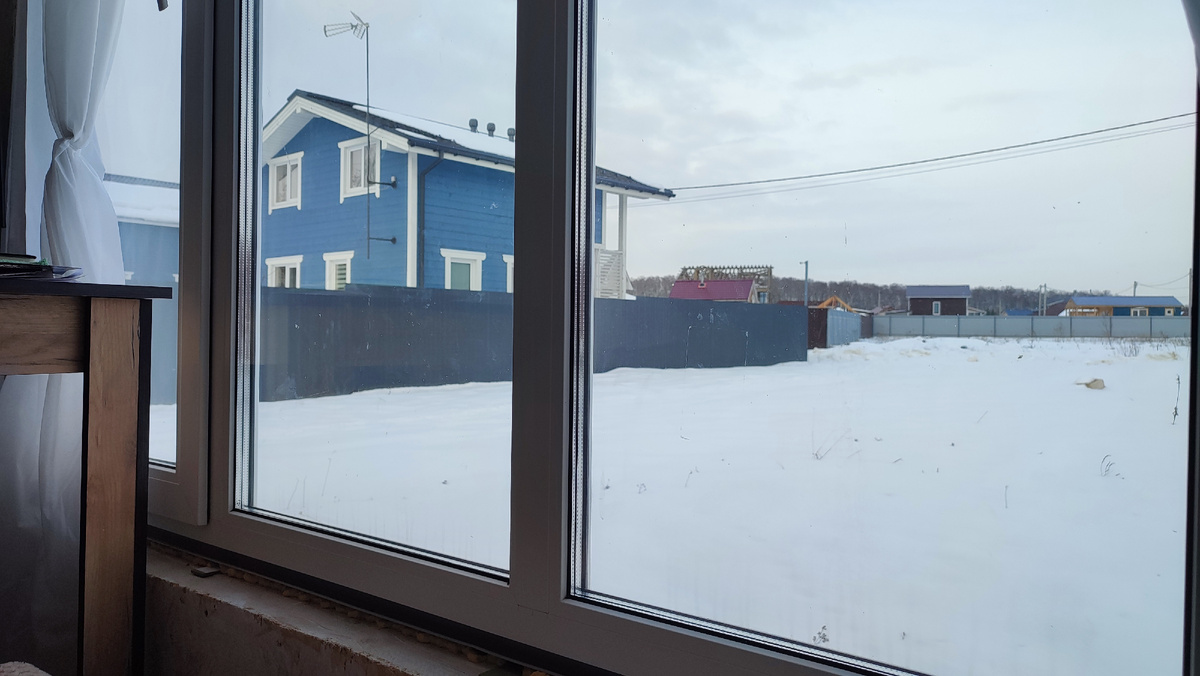 Пишу заметку, а у меня вот такой вид из окна