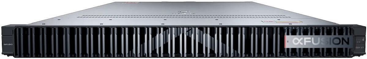FusionServer 1288H V7 вид спереди с фальш-панелью
