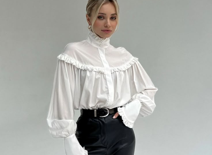 🌷"Белая рубашка: модный акцент или ненужный элемент одежды?"