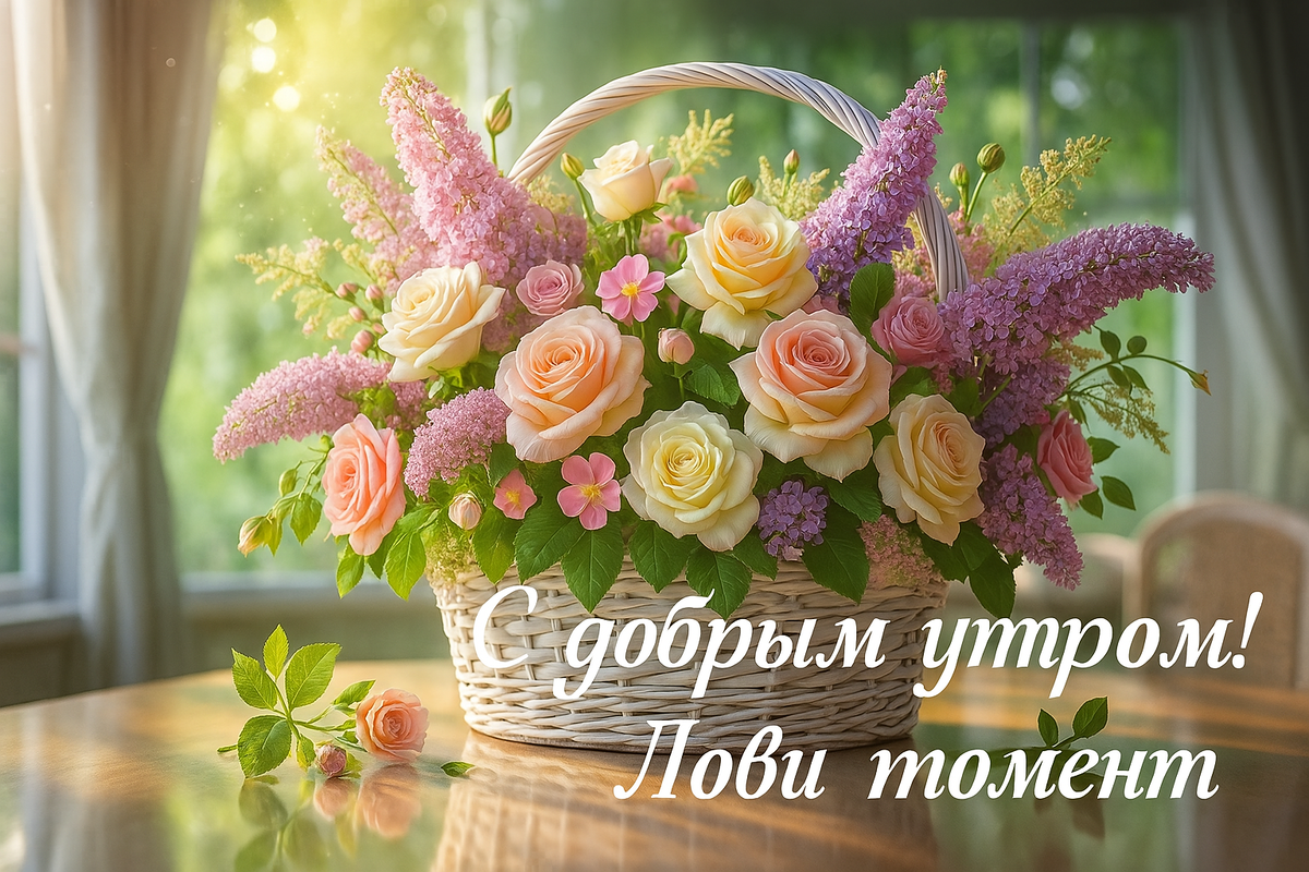 С добрым утром! Лови момент!