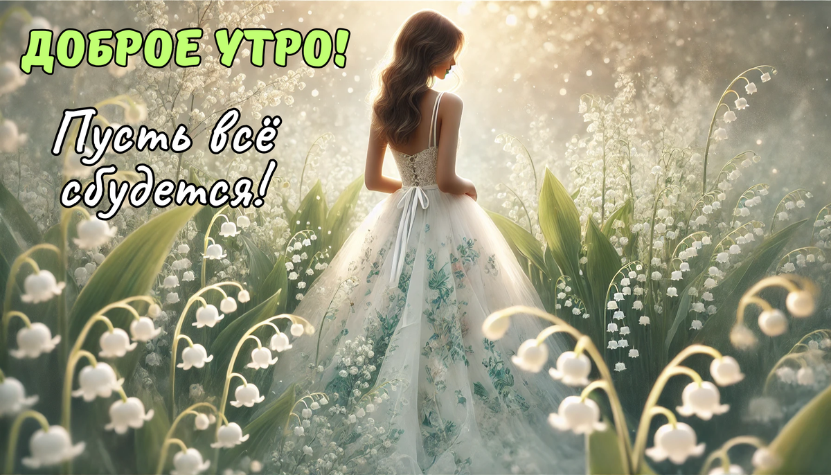 Доброе утро! Пусть всё сбудется!