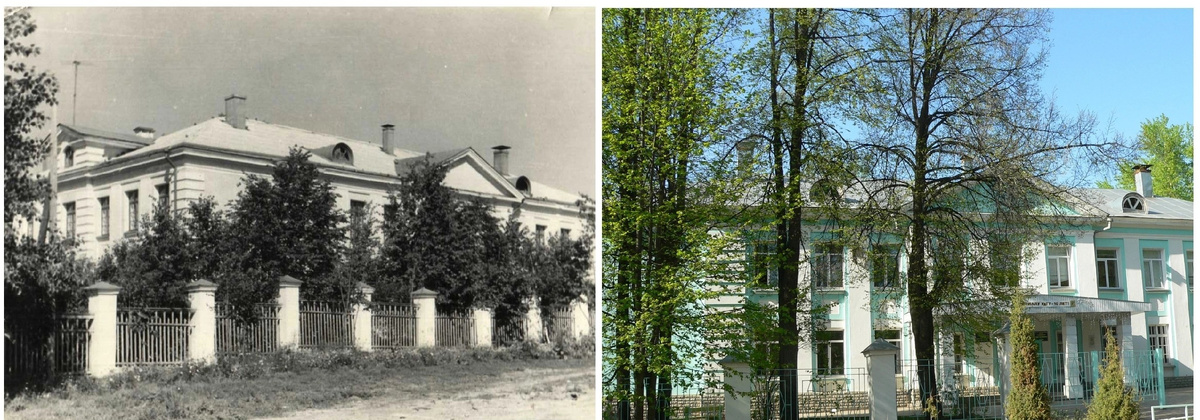 Школа № 20 в 60-е годы = наш филиал в 2010 (фотографии из открытых источников)