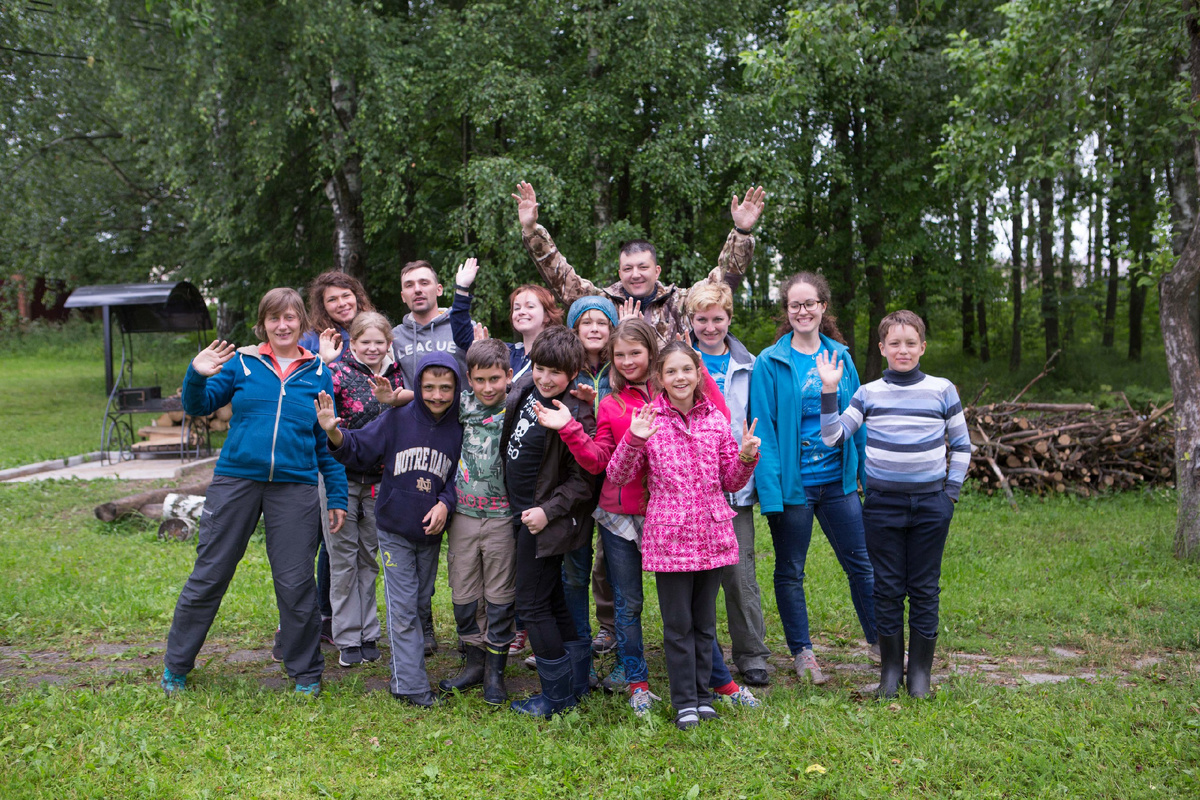 Участники и команда "Подкованных Каникул" после программы летом 2017 года