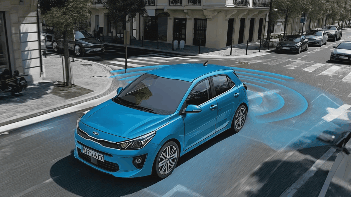 Kia Rio X в стихии — все системы активной безопасности работают синхронно, создавая вокруг невидимый защитный кокон.