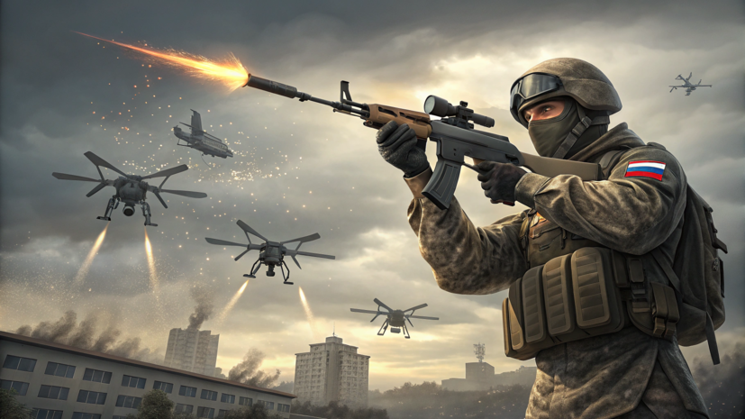 Уничтожить за секунды. Русские инженеры создали боеприпас против беспилотников для АК — как он усилит пехоту в зоне СВО?