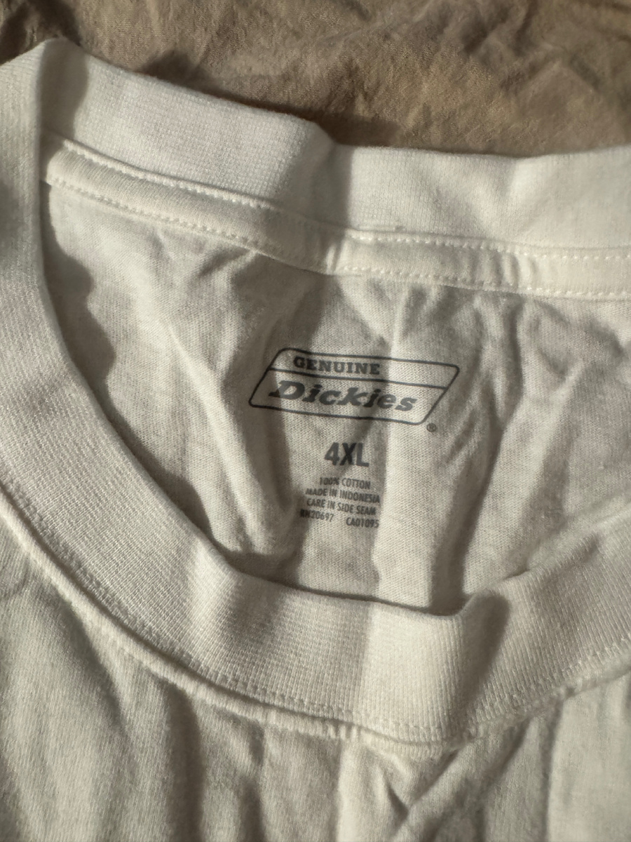 Футболка белая Dickies 4XL