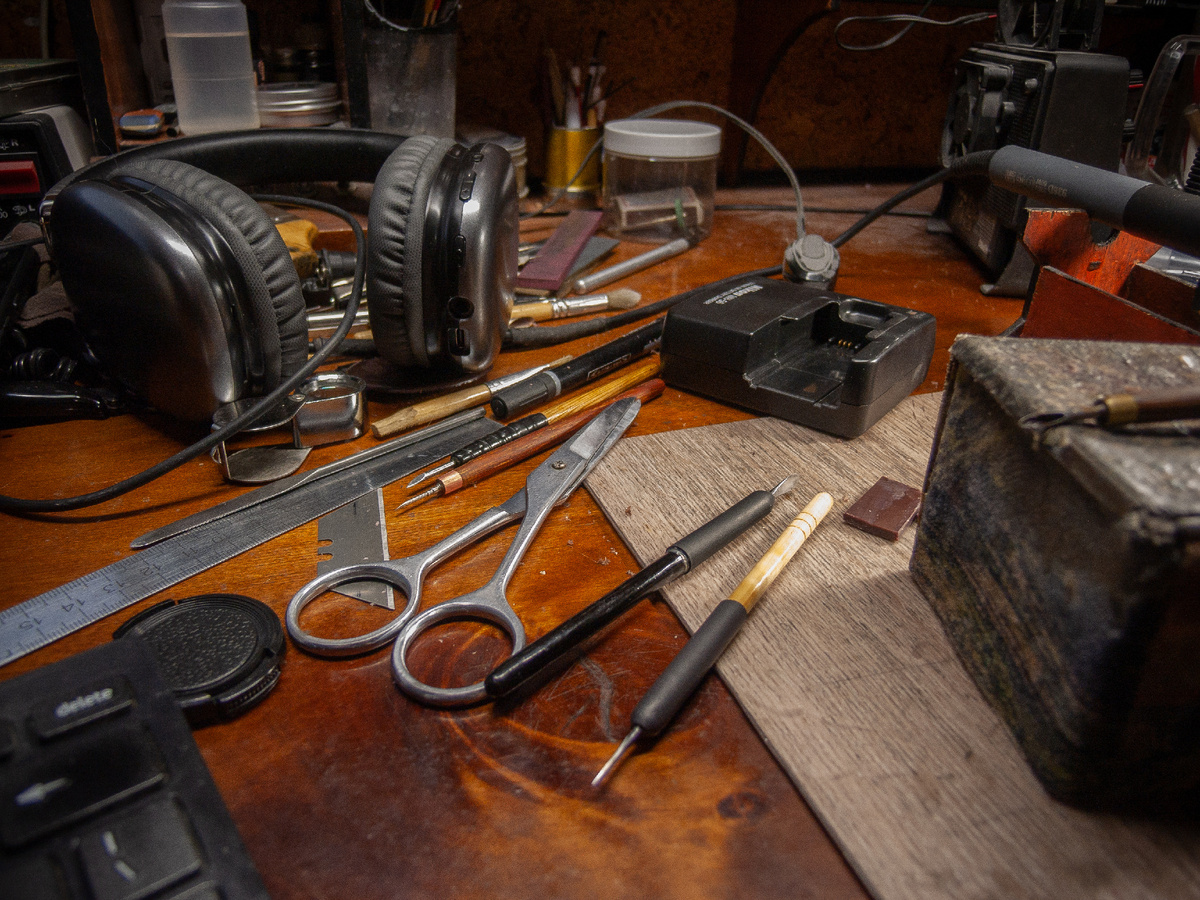 Один из первых кадров во время изучения камеры