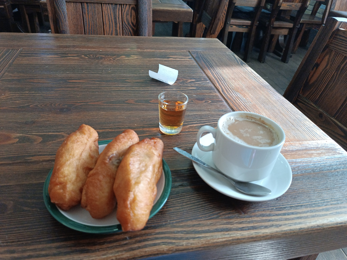 Завтрак в первый день