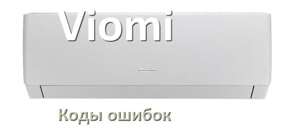 
Коды ошибок кондиционера Viomi что означает EL, EC, E5, E4, F0, DF, H3, F1