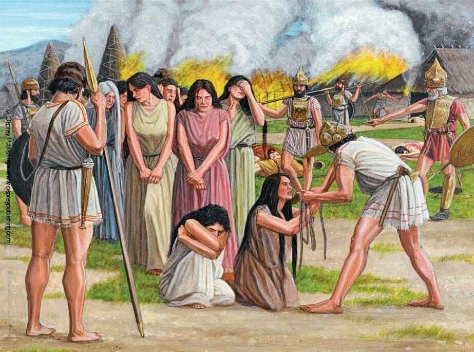 Покупка рабов девушек в древнем Риме 