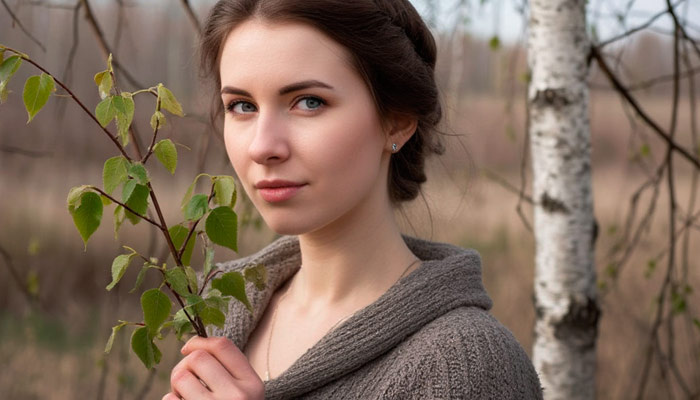 Раньше верили, что березовая ветка поможет защитить дом от молний. Изображение: "Шедеврум"