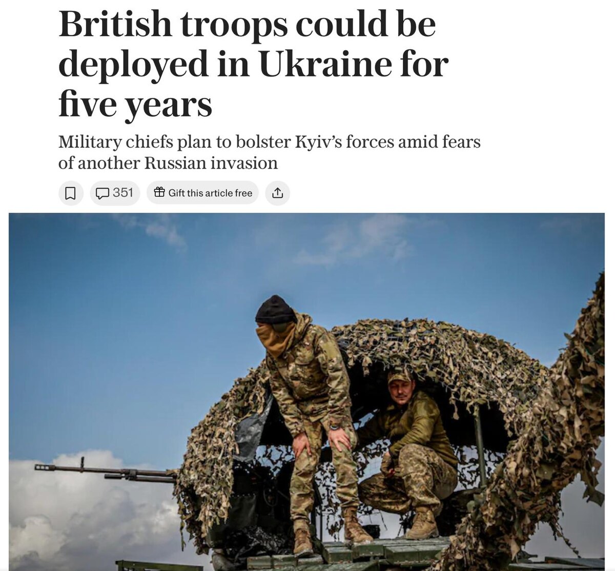 Оригинал статьи The Telegraph