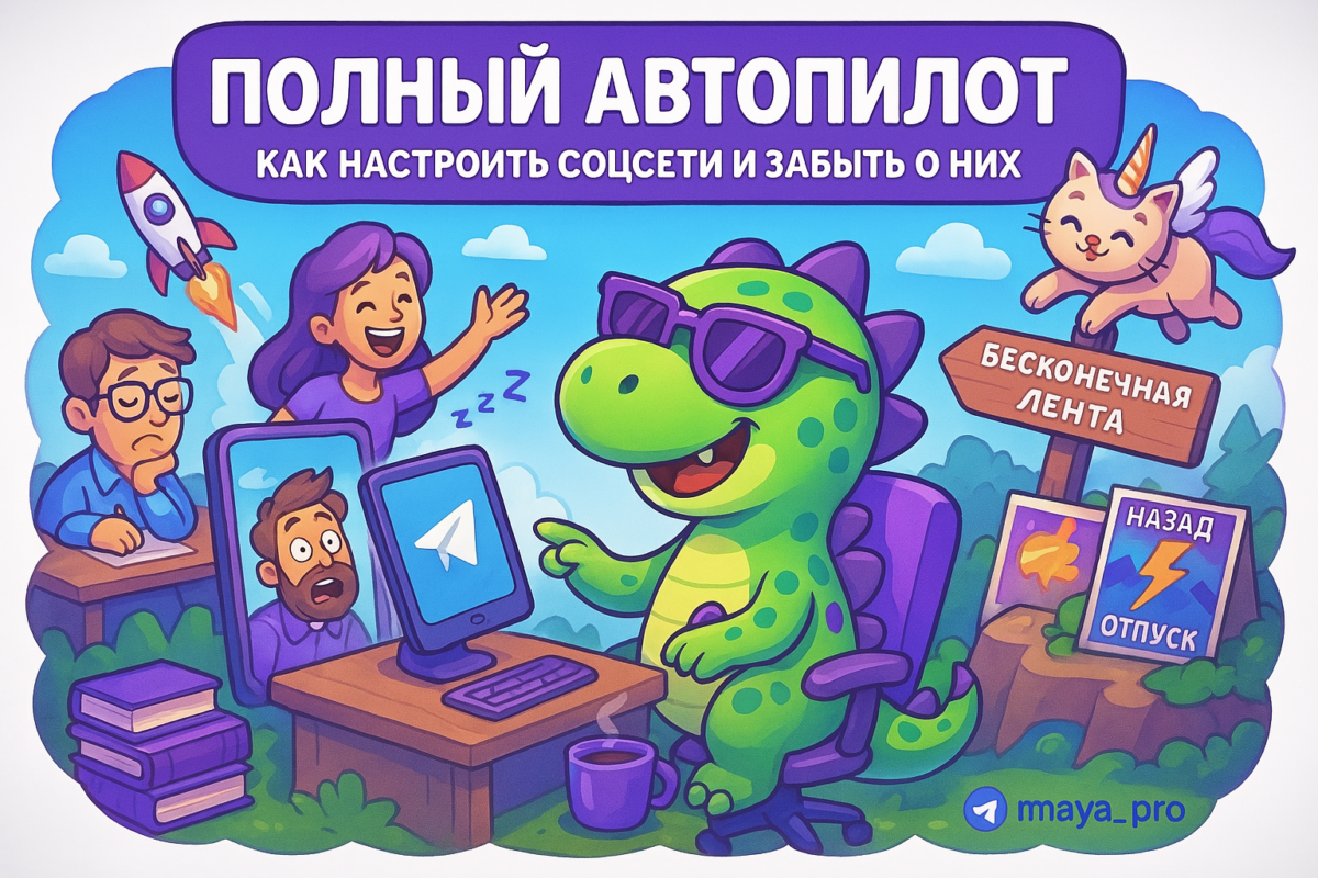    Как установить автопилот для соцсетей и забыть о них навсегда Артур Хорошев