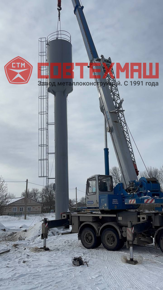 Водонапорная башня Рожновского в Ельце. СовТехмаш