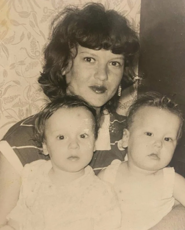 Ирина Горбачева с мамой и братом
