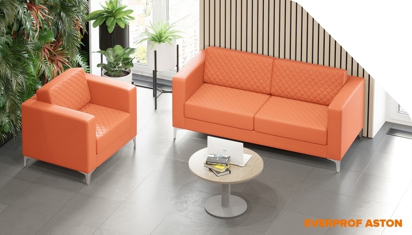 Связки «кресло + стол + мягкая зона» популярны в тендерах и проектах для офисов, медцентров и общественных пространств.