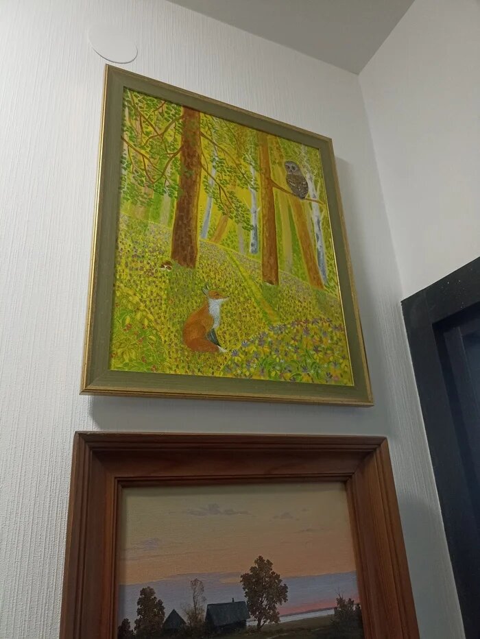 Вот эта камерность и даже случайная возможность "подсмотреть" за бытом художника меня привлекла.