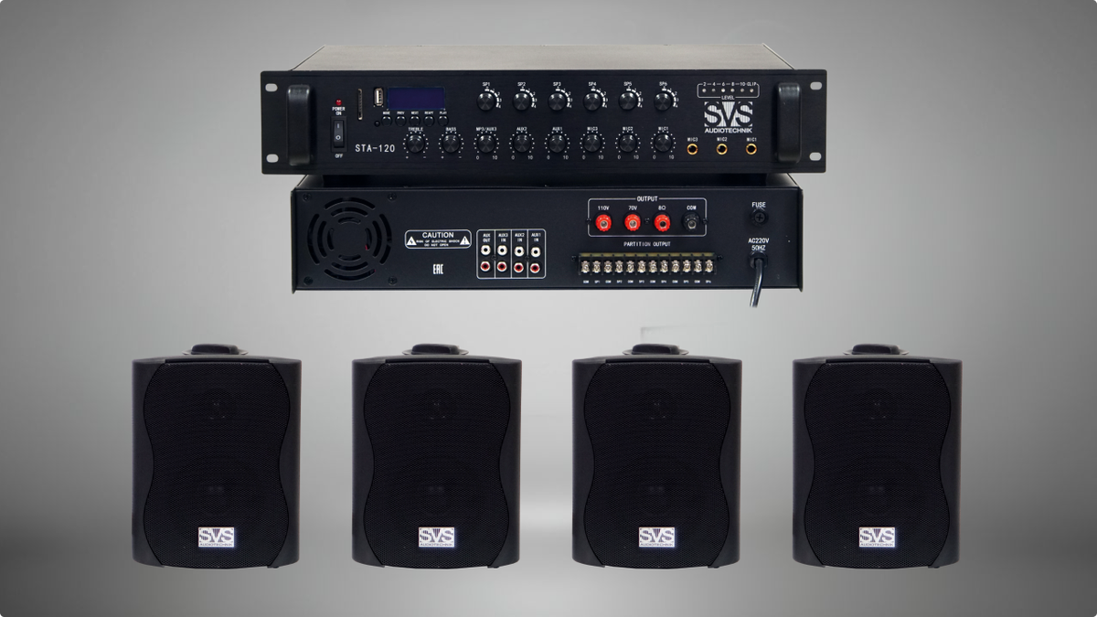 Звуковое оборудование для залов