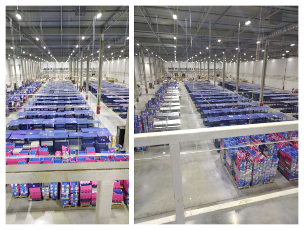 Один из складов. Вид сверху.