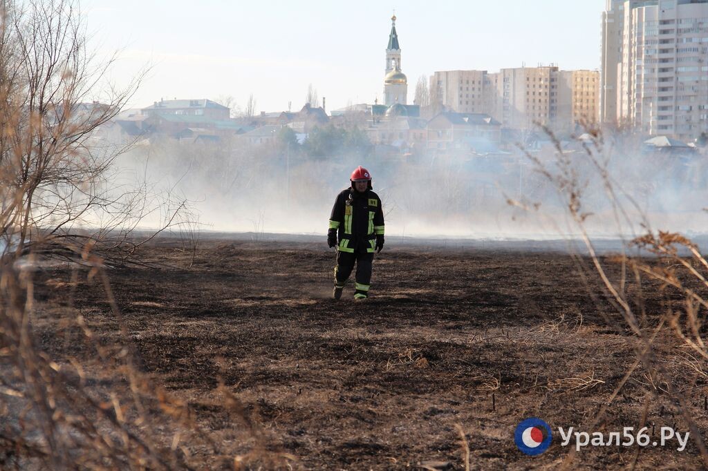    В 2-х случаях из 6-ти загорелся мусор: В Оренбургской области за сутки произошло 11 пожаров