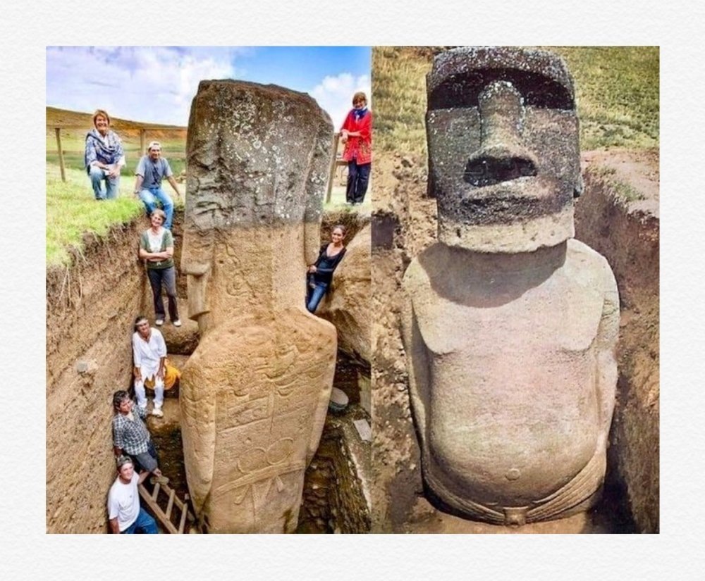    Тайна острова Пасхи НЕ раскрыта 900 гигантских моаи до сих пор хранят свою загадку