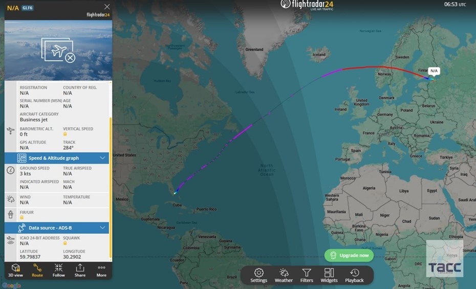    Автор фото: flightradar24.com