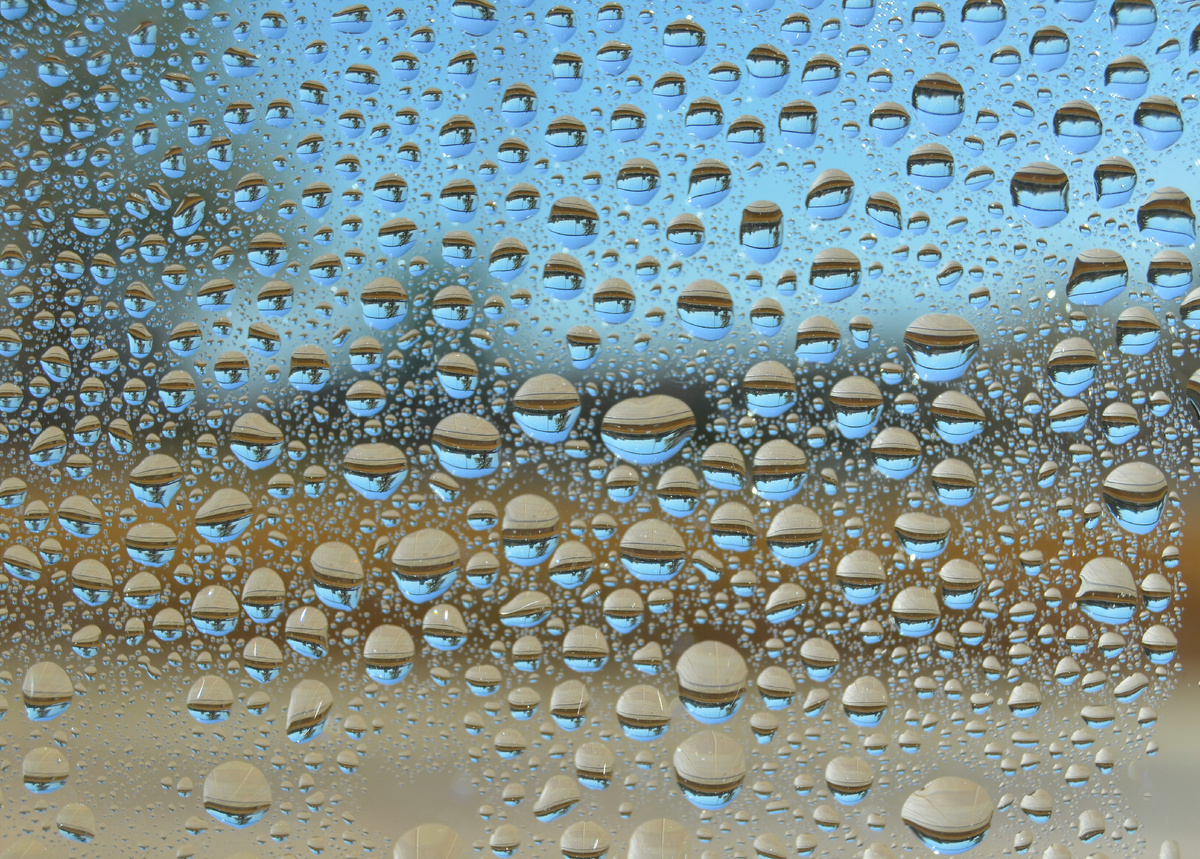 Это я так дождик на стекле фотографировала