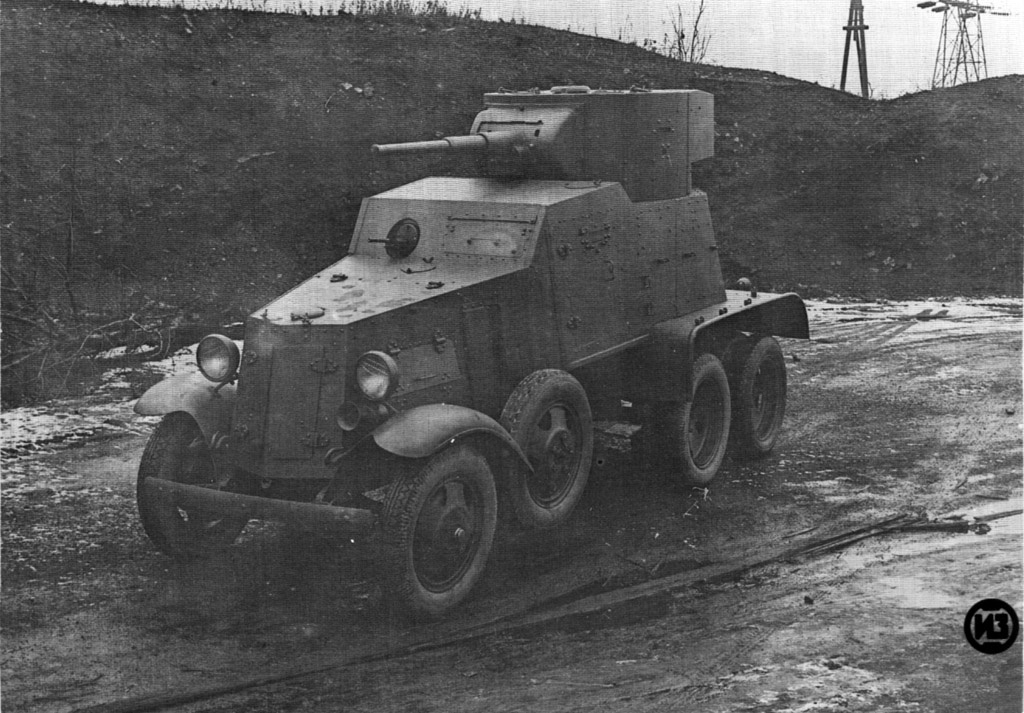 Серийный БА-3 в ходе заводских испытаний.