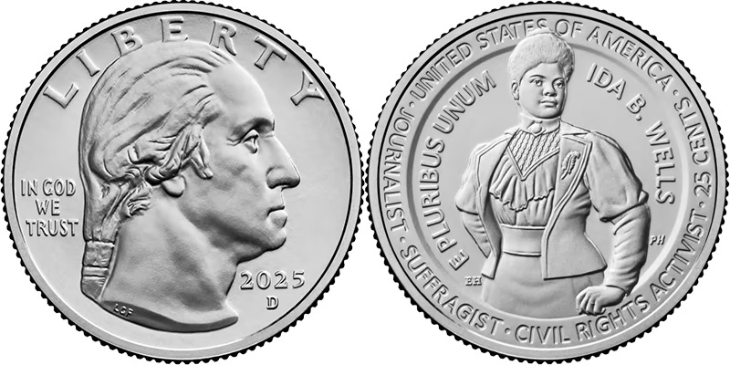 Ида Белл Уэллс на квотере
