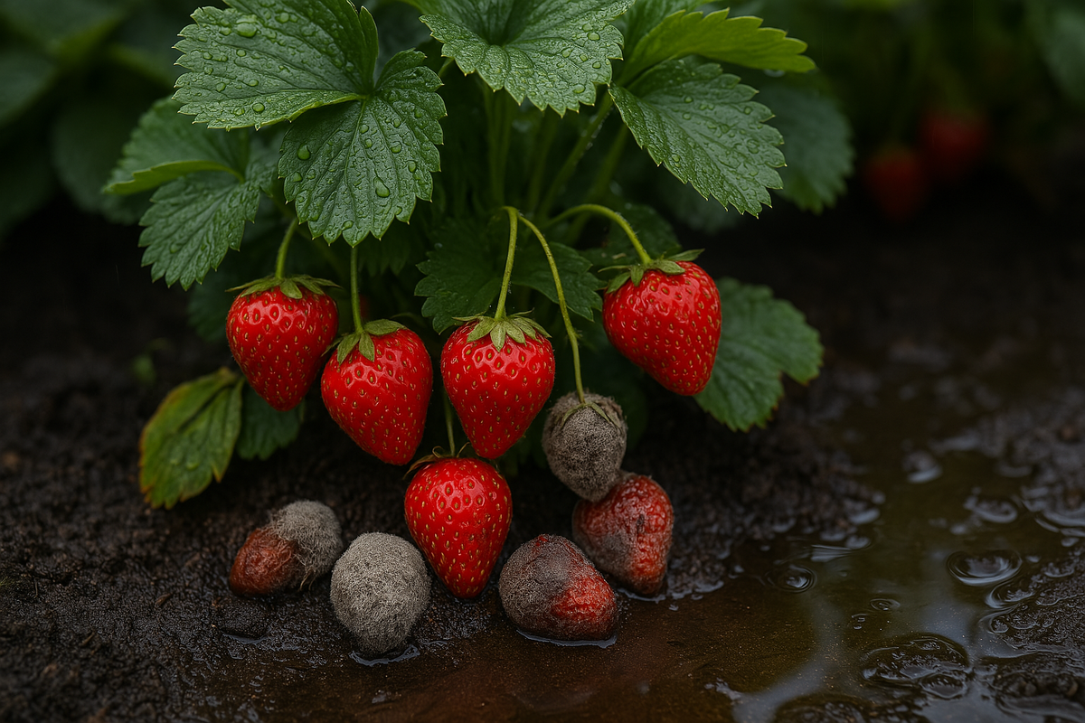 Серая гниль на клубнике