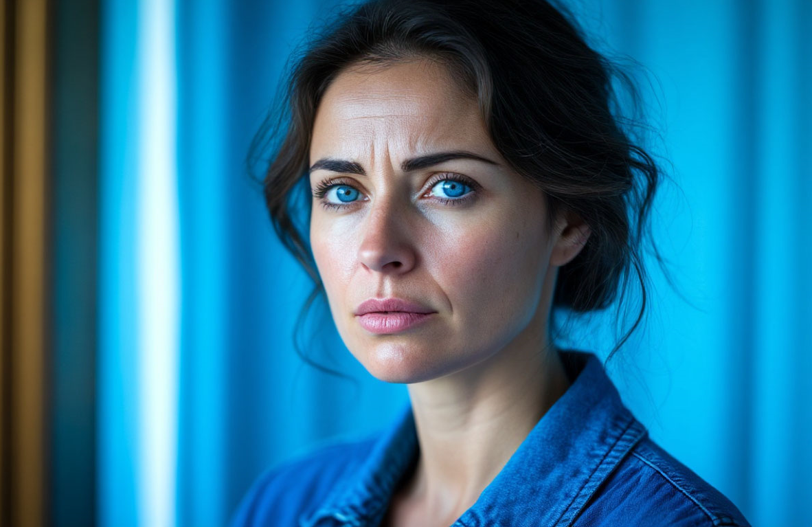 Женщина расстроена замечанием руководителя