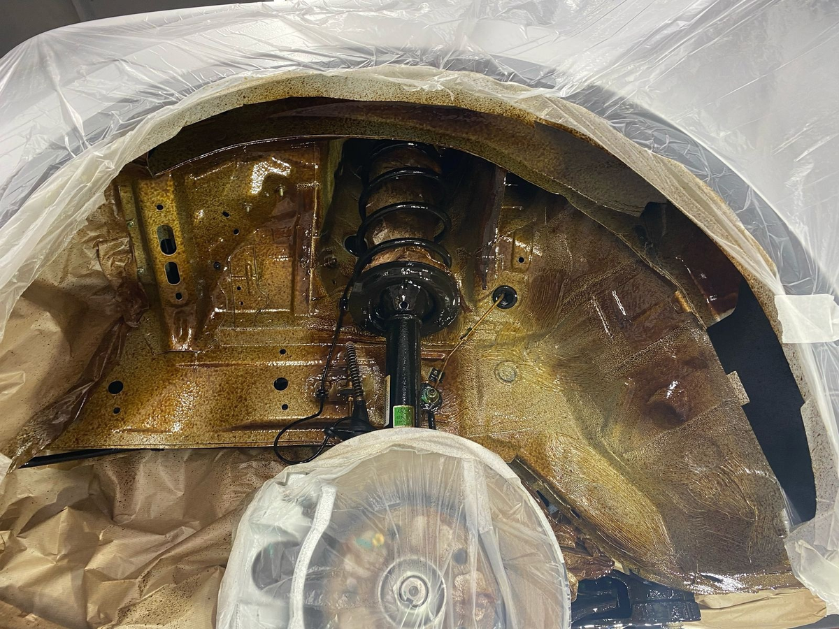 Колесные арки Chery Tiggo 4 Pro 2025 года - обработанные слоем - Mercasol 831