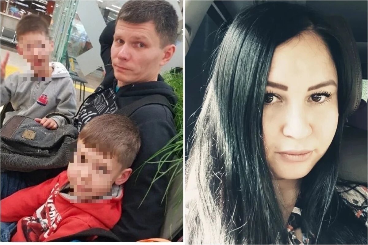    Артём Мазов с сыновьями, Эльмира Мазова.