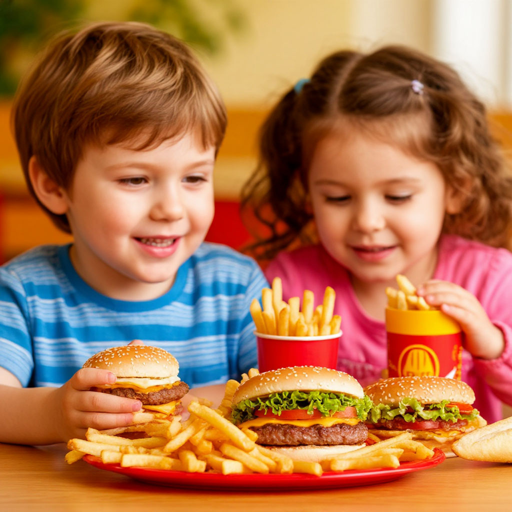 Фастфуд и дети: рекомендации по безопасному употреблению


