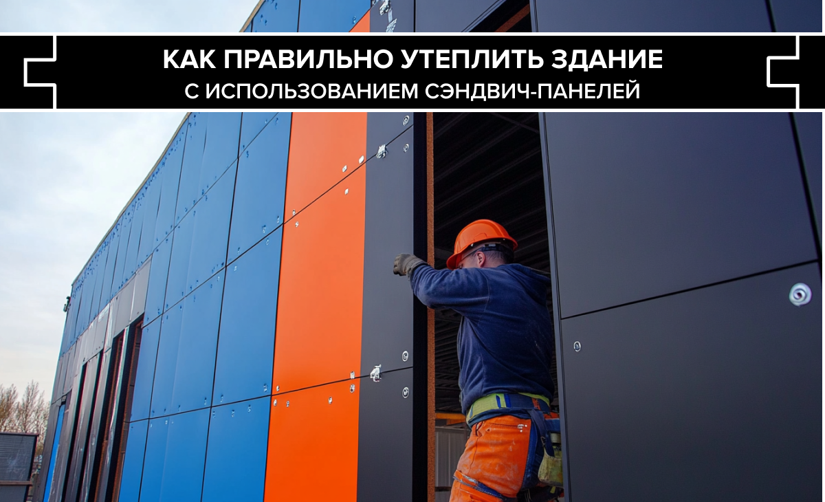Как правильно утеплить здание с использованием сэндвич-панелей