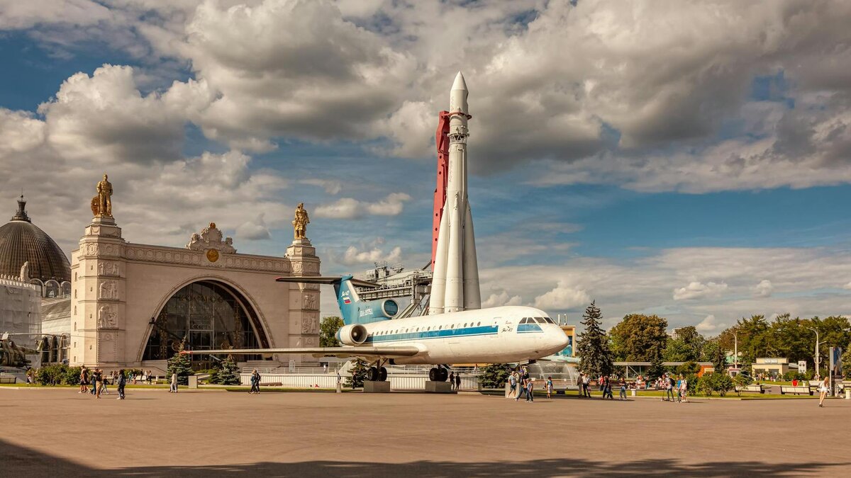 Ракета носитель «Восток» на ВДНХ в Москве