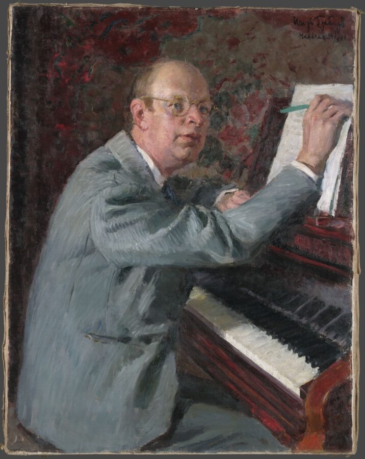 Игорь Грабарь «Портрет композитора Сергея Сергеевича Прокофьева за работой над оперой «Война и мир», 1941 © ГТГ