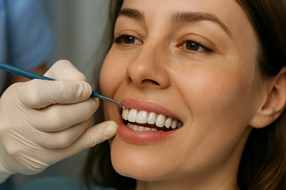 Установить прямые виниры очень комфортно в клинике Ригастом